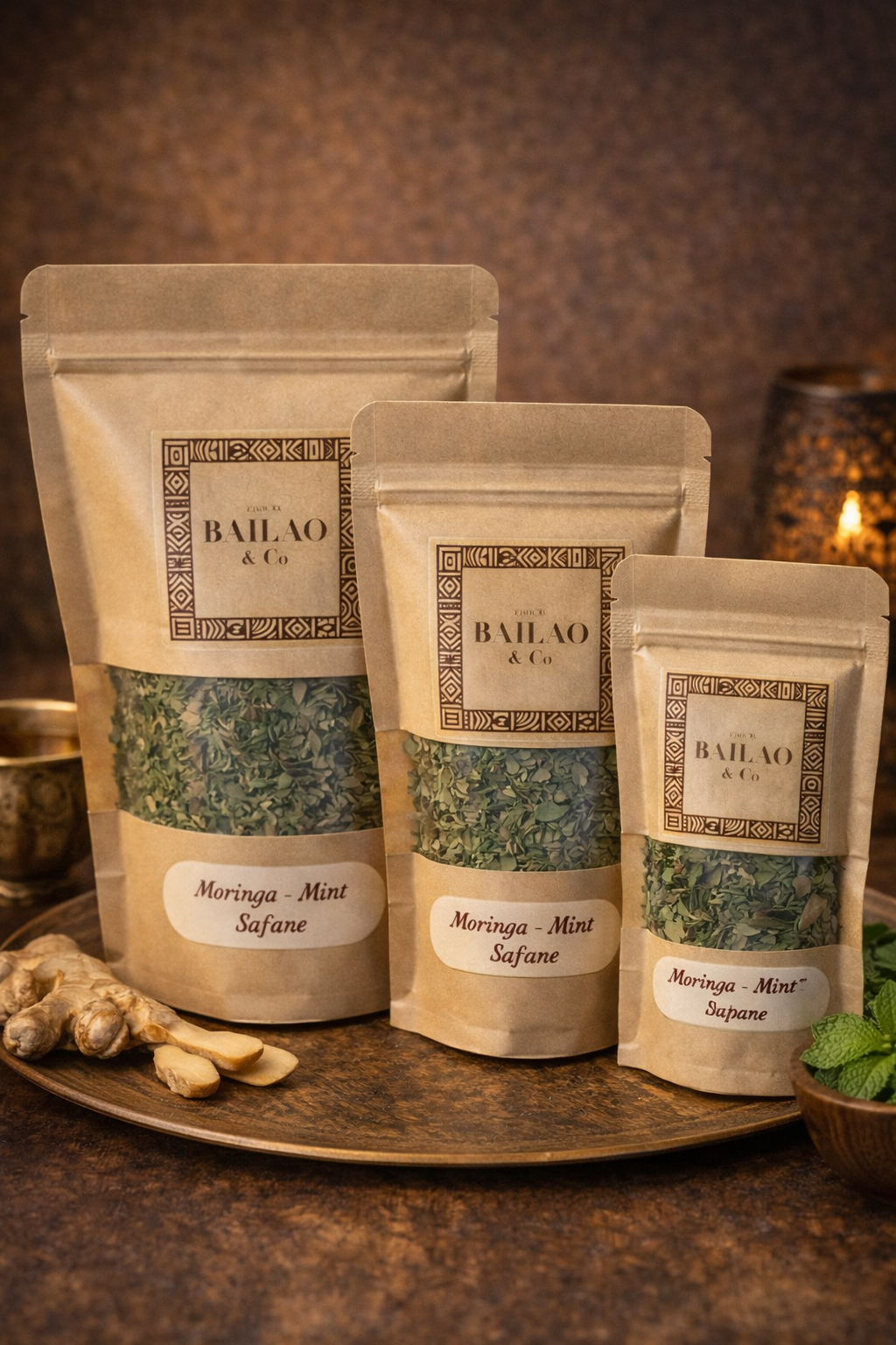 Safane — Moringa- og Mynte-Ritualte